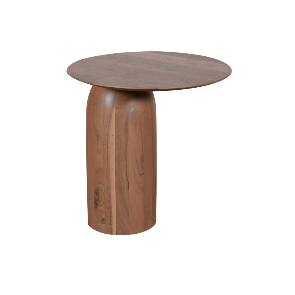 Acacia Wood Side Table Big