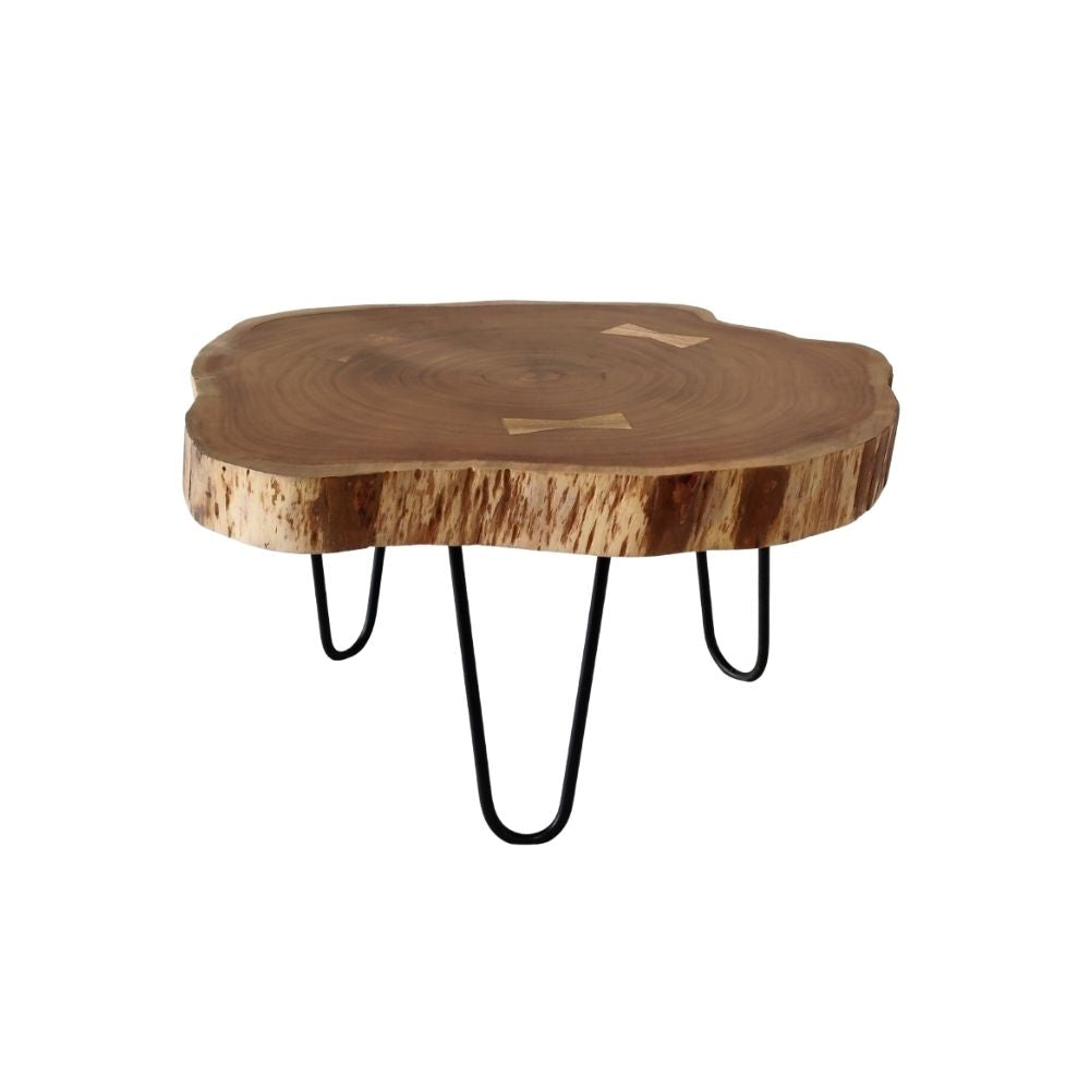 Indian Hub Natural Finish Coffee Table
