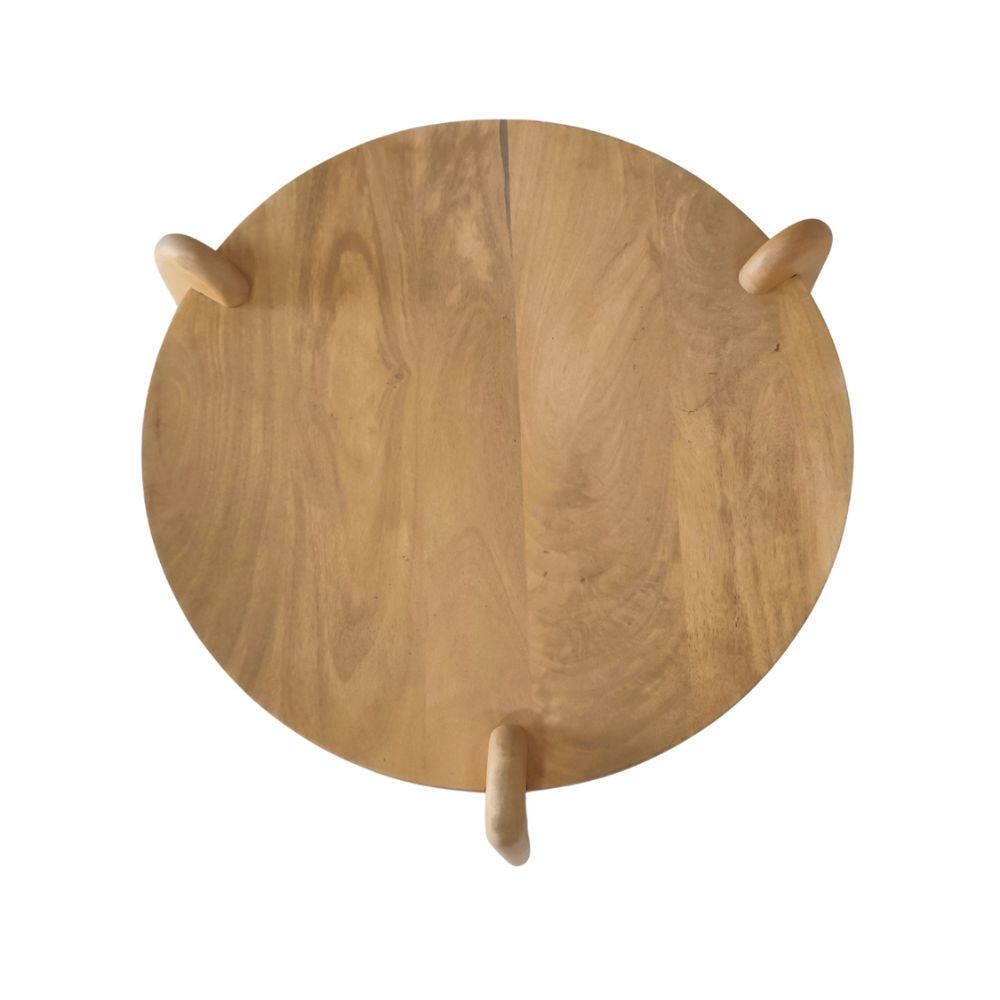 Indian Hub Solid Wood End Table