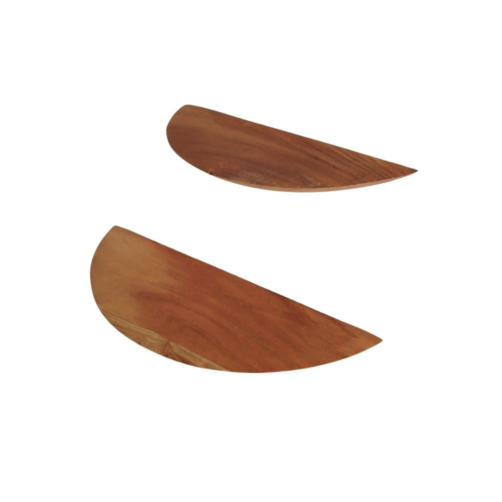 Indian Hub Solid Wood Nest of 2 Wall Shelf