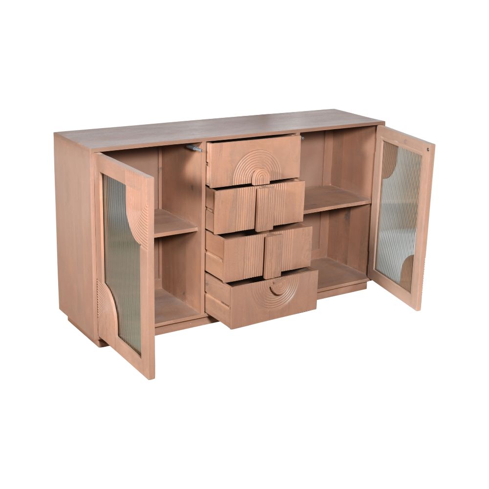 Contemporary Wooden Sideboard for Living Room