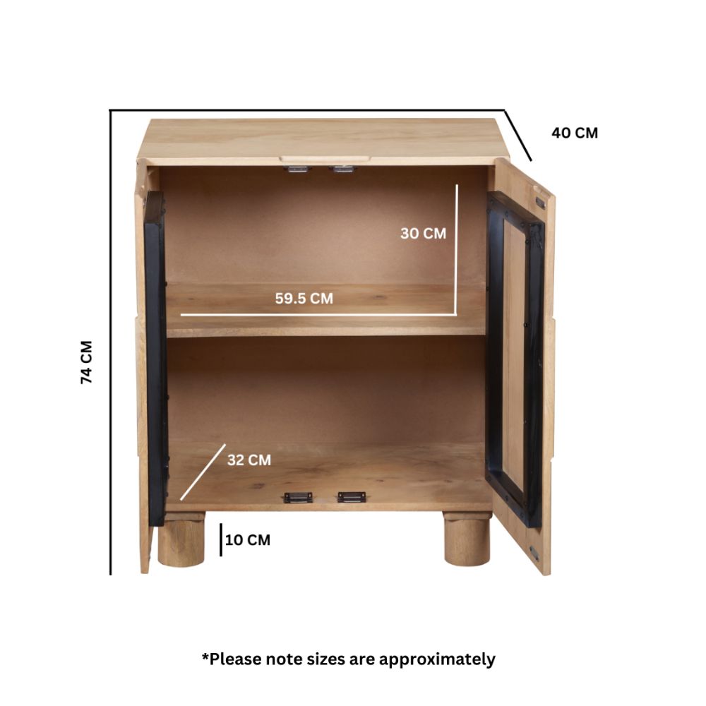 Austin Solid Wooden Small Sideboard