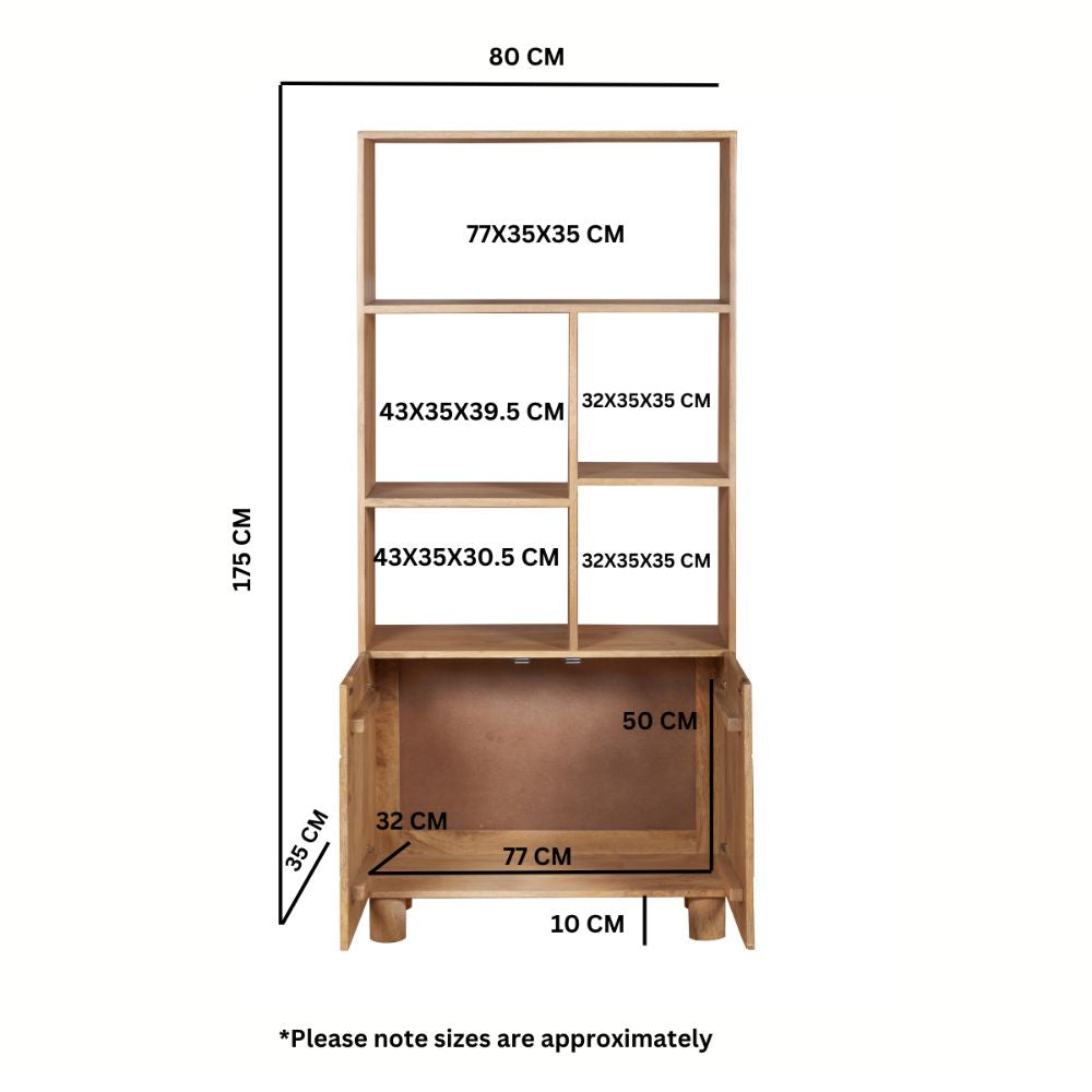 Austin Solid Wood Bookcase