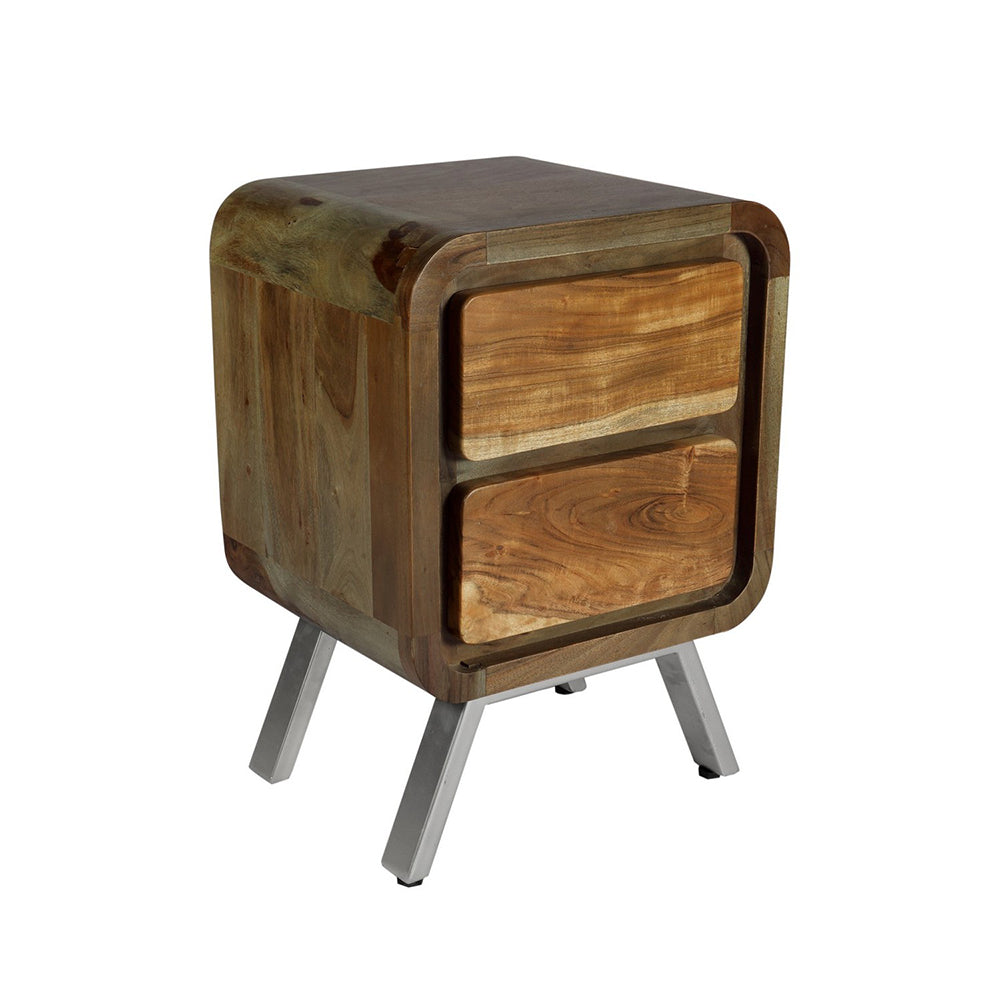 Jodhpur Jewel 2 Drawer Bedside Table