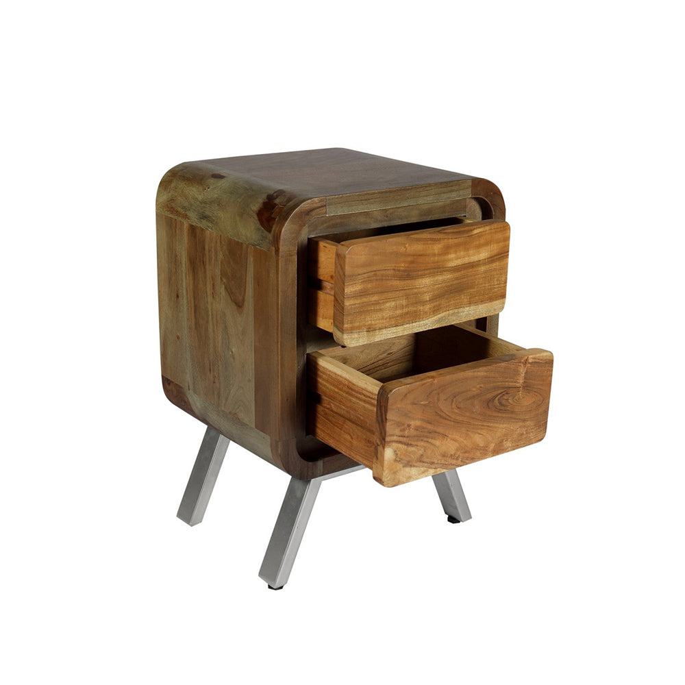 Jodhpur Jewel 2 Drawer Bedside Table