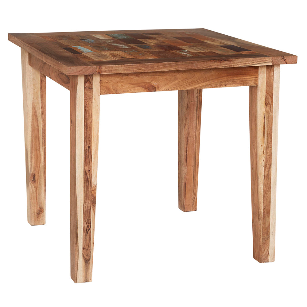 Reclaimed Style Dining Table With 4 Seater Chair