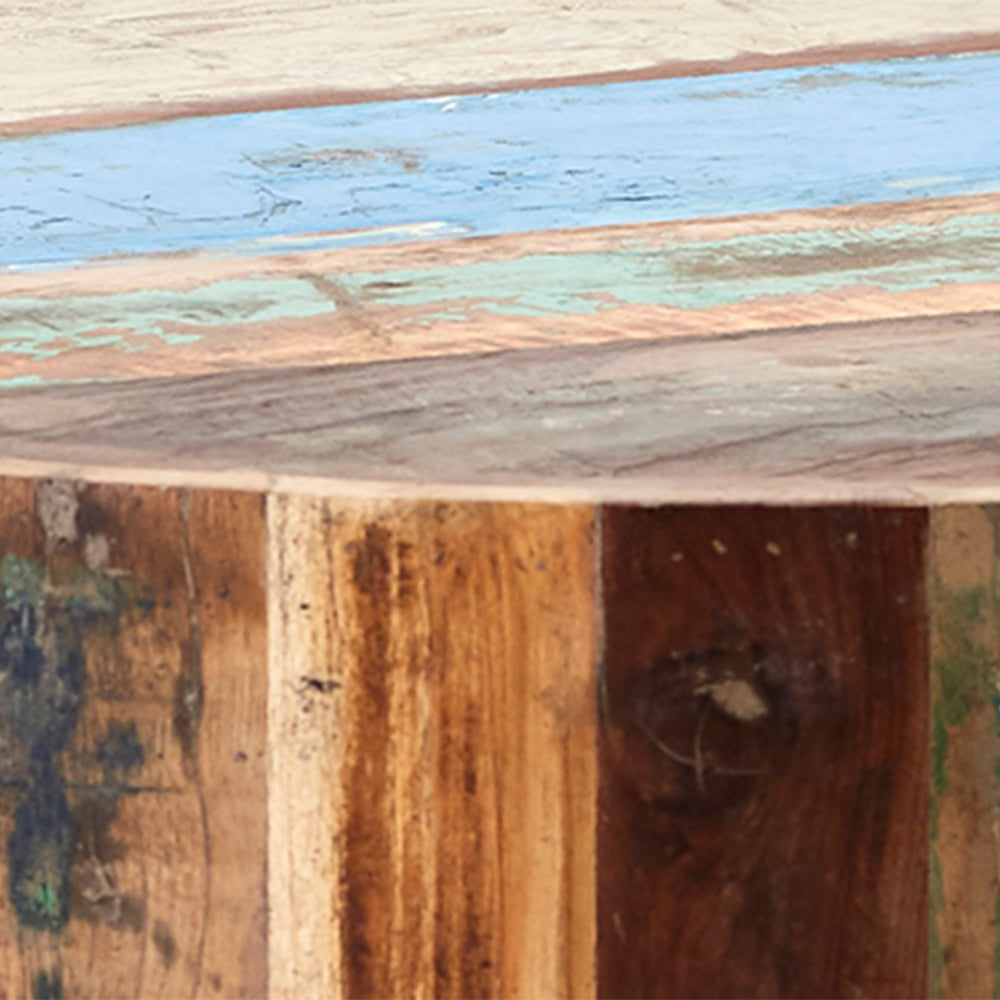 Reclaimed Style Drum Coffee Table