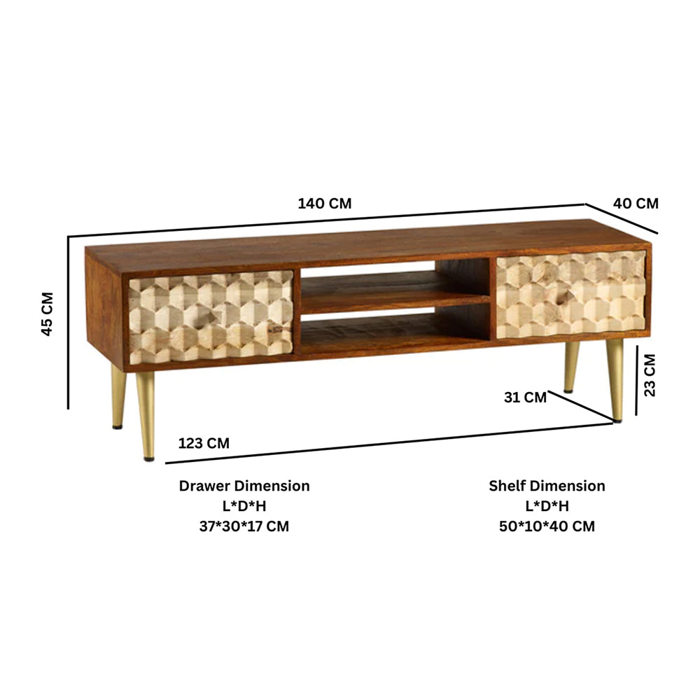 CNC Contemporary Plasma Tv Stand