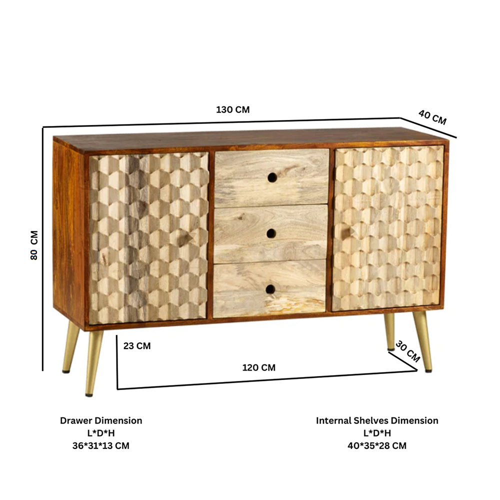 CNC Contemporary Large Sideboard