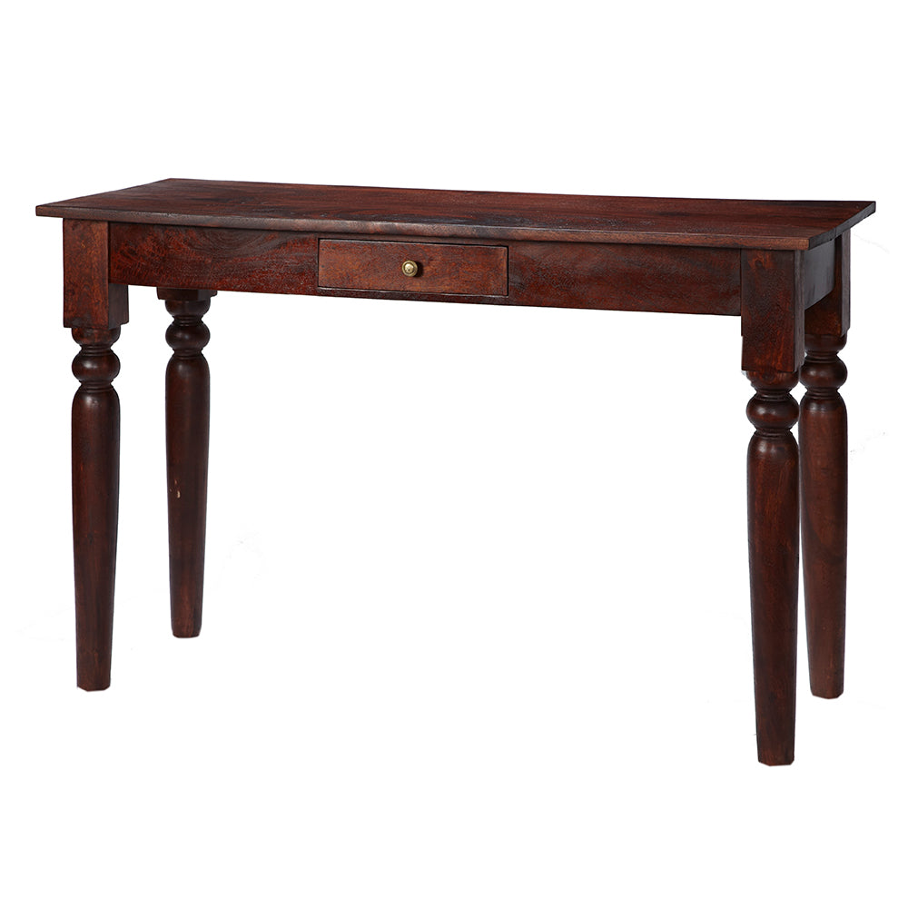 Maharaja Dark Writing Desk With 1 Drawer