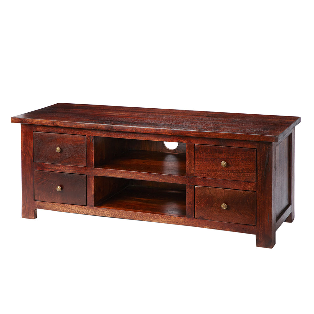 Maharaja Dark Tv Cabinet With 4 Drawer