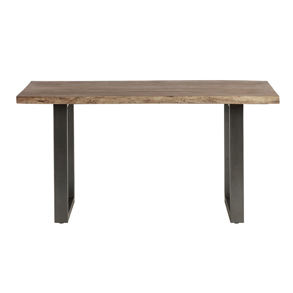 Live Edge Live Style Dining Table With 6 Seater Chair