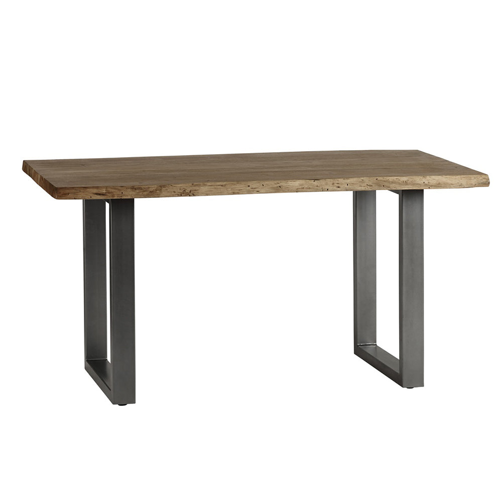 Live Edge Live Style Dining Table With 6 Seater Chair