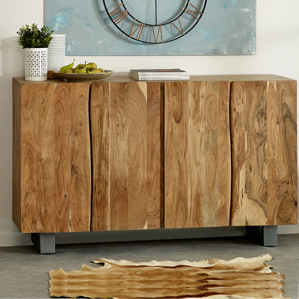 Live Edge Live Style Large Sideboard 4 Drawer
