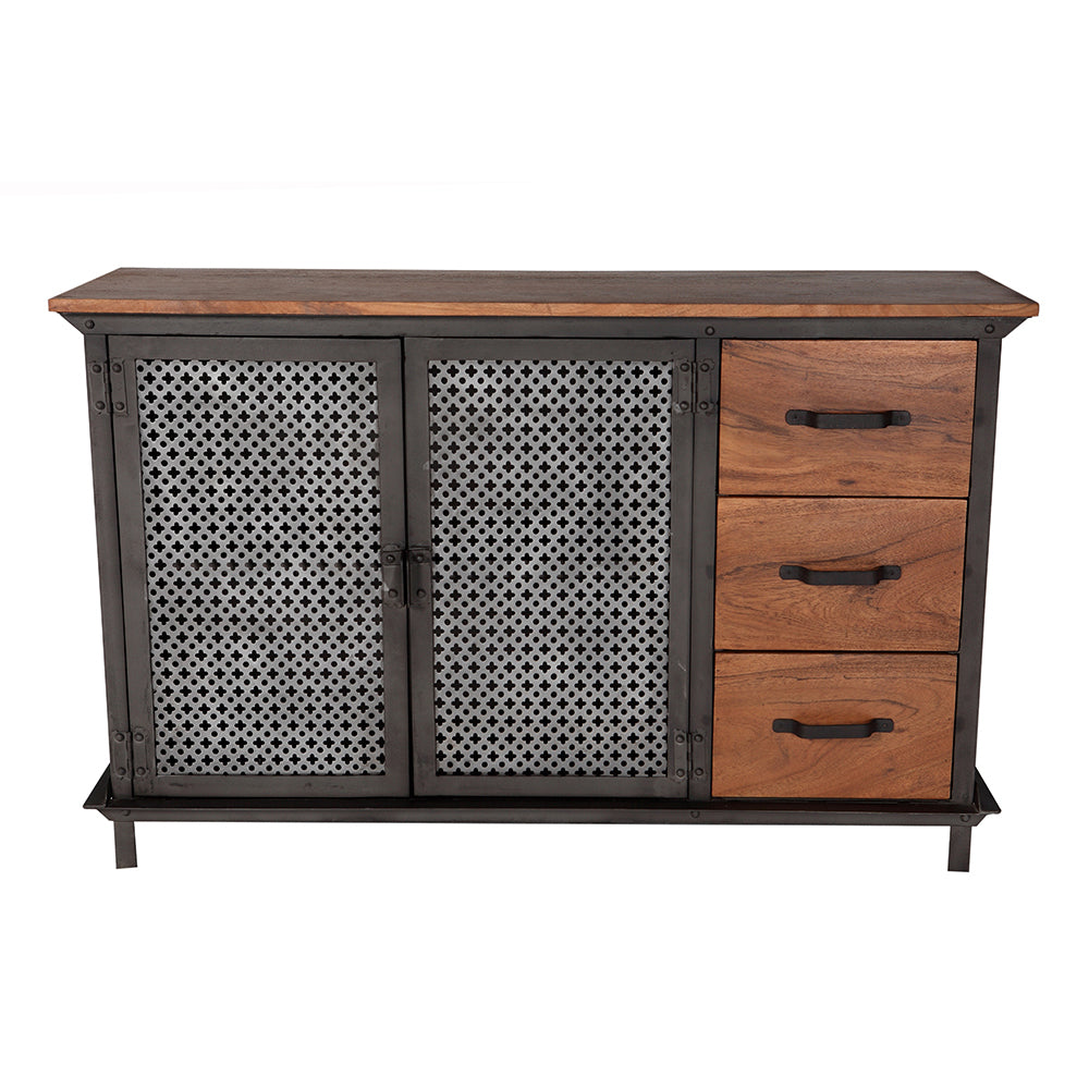 Urban Industrial 3 Drawer & 2 Door Sideboard