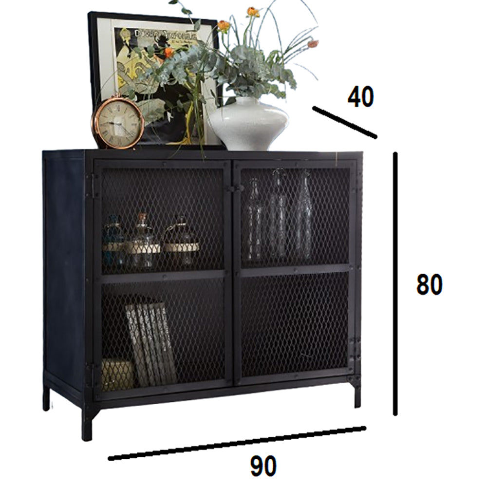 Industrial Range Iron Small 2 Door Sideboard