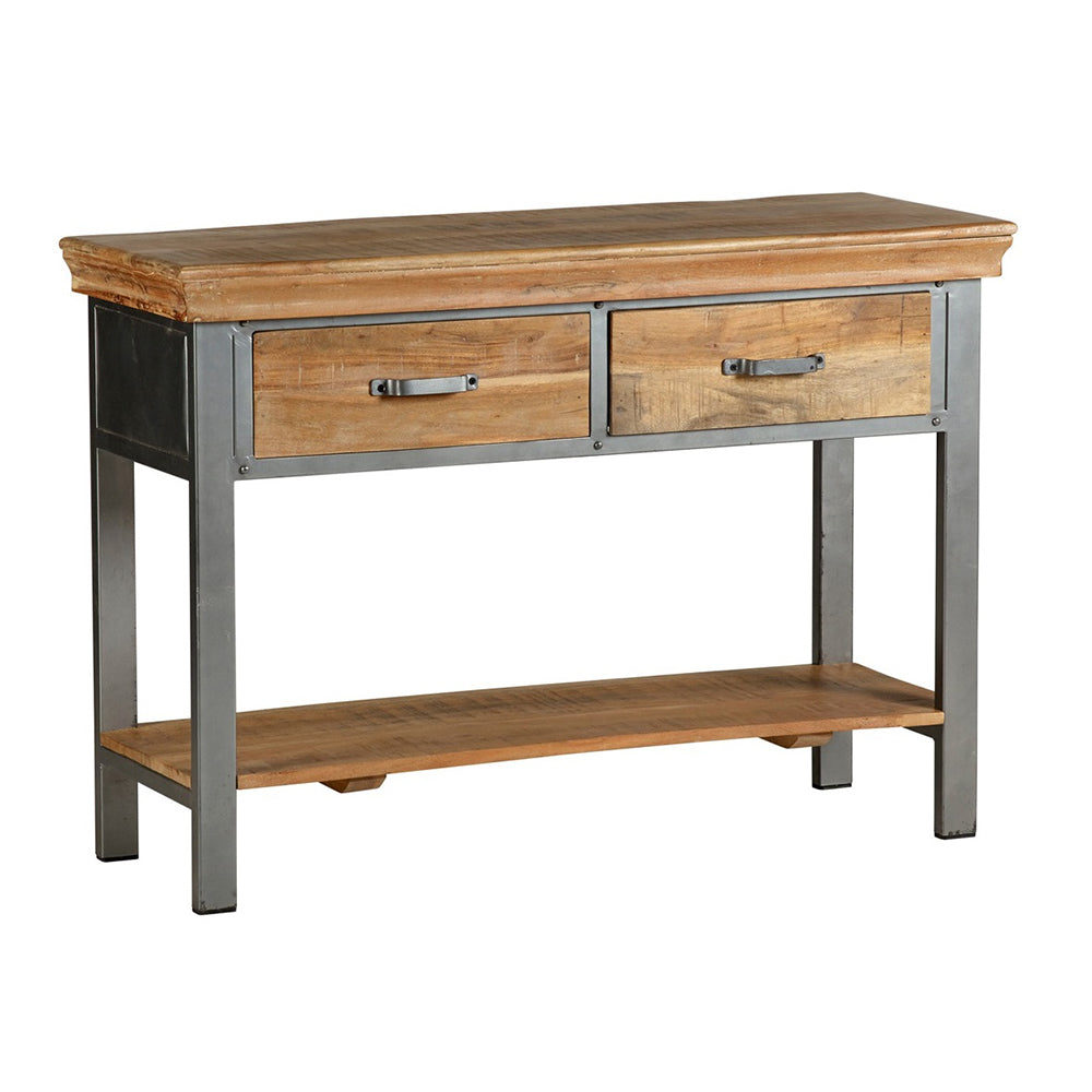 Industrial Range 2 Drawer Writing Desk