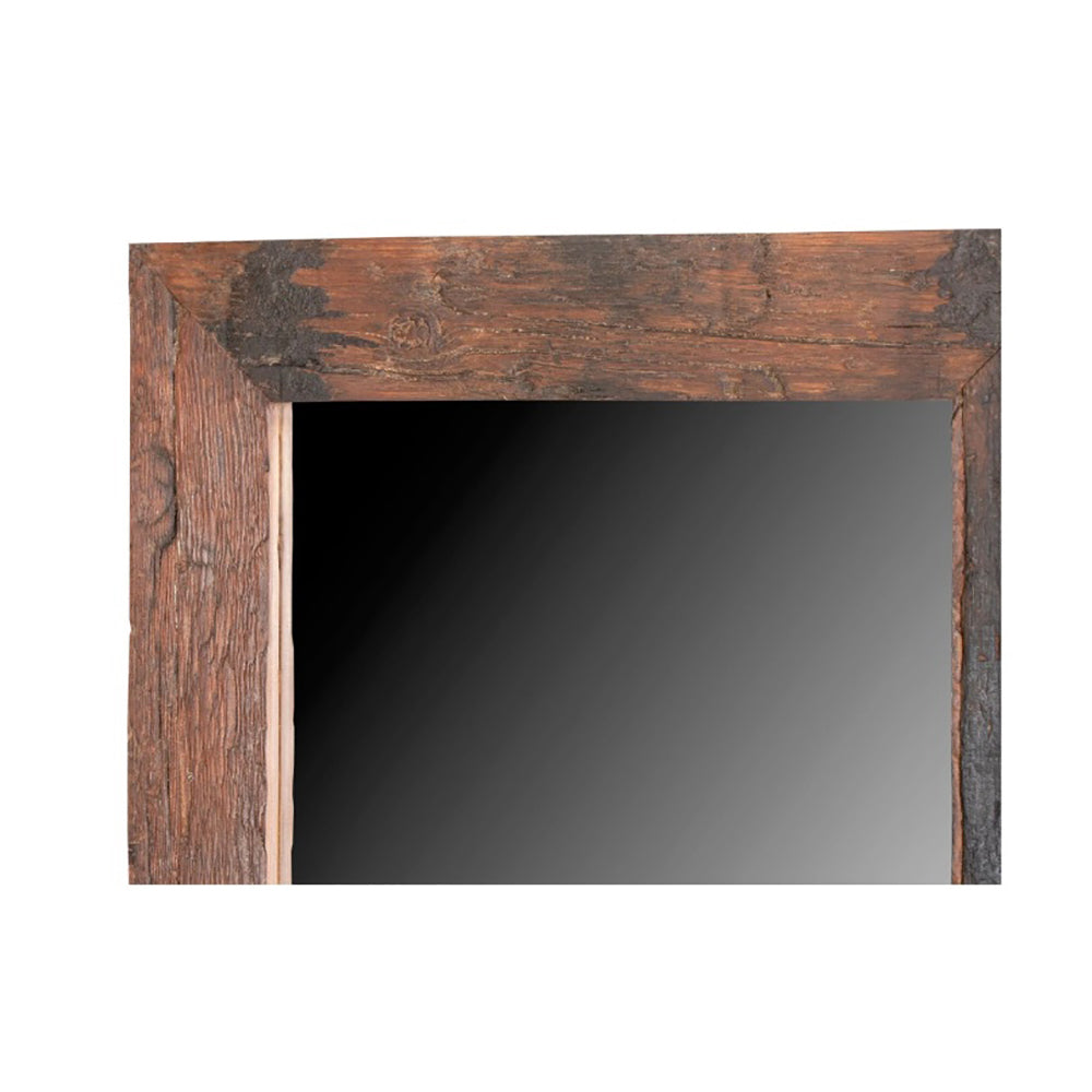 Driftwood With Reclaimed Wood Wall Mirror Frame Large