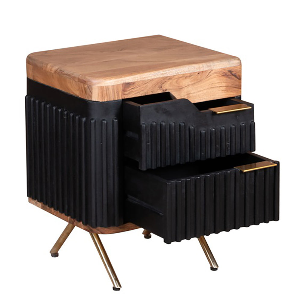 Industrial Range Bedroom Bedside Table