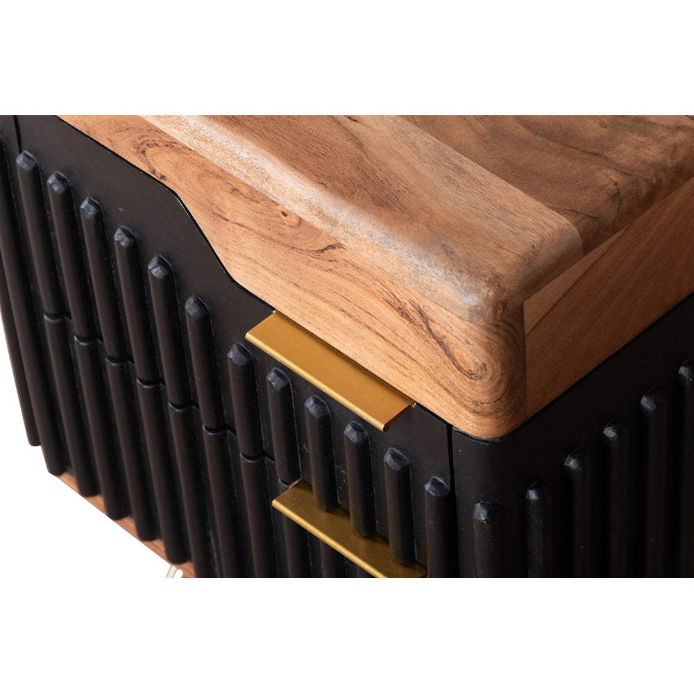 Industrial Range Bedroom Bedside Table