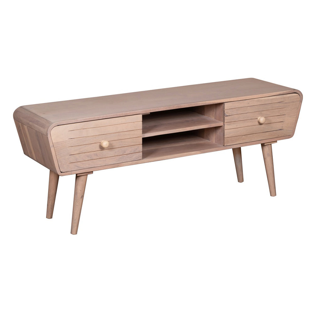 Stylish Gray 4 Drawer TV Board
