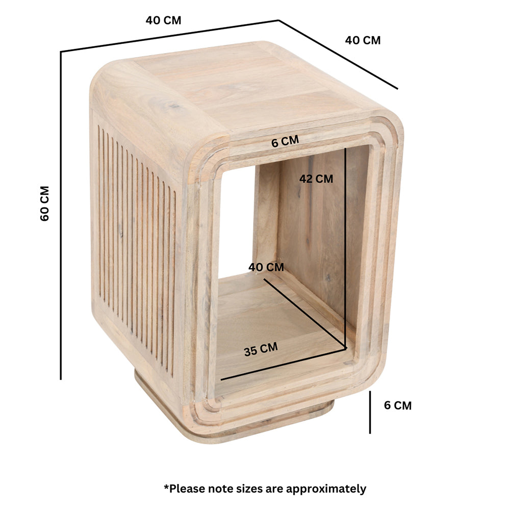 Casablanca Carved End Table