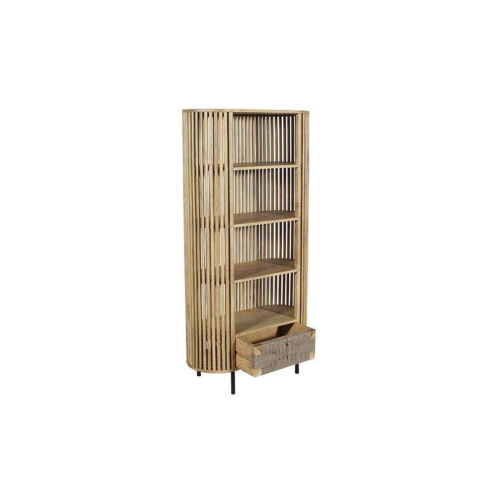 Indian Hub Stylish 1 Drawer Bookcase