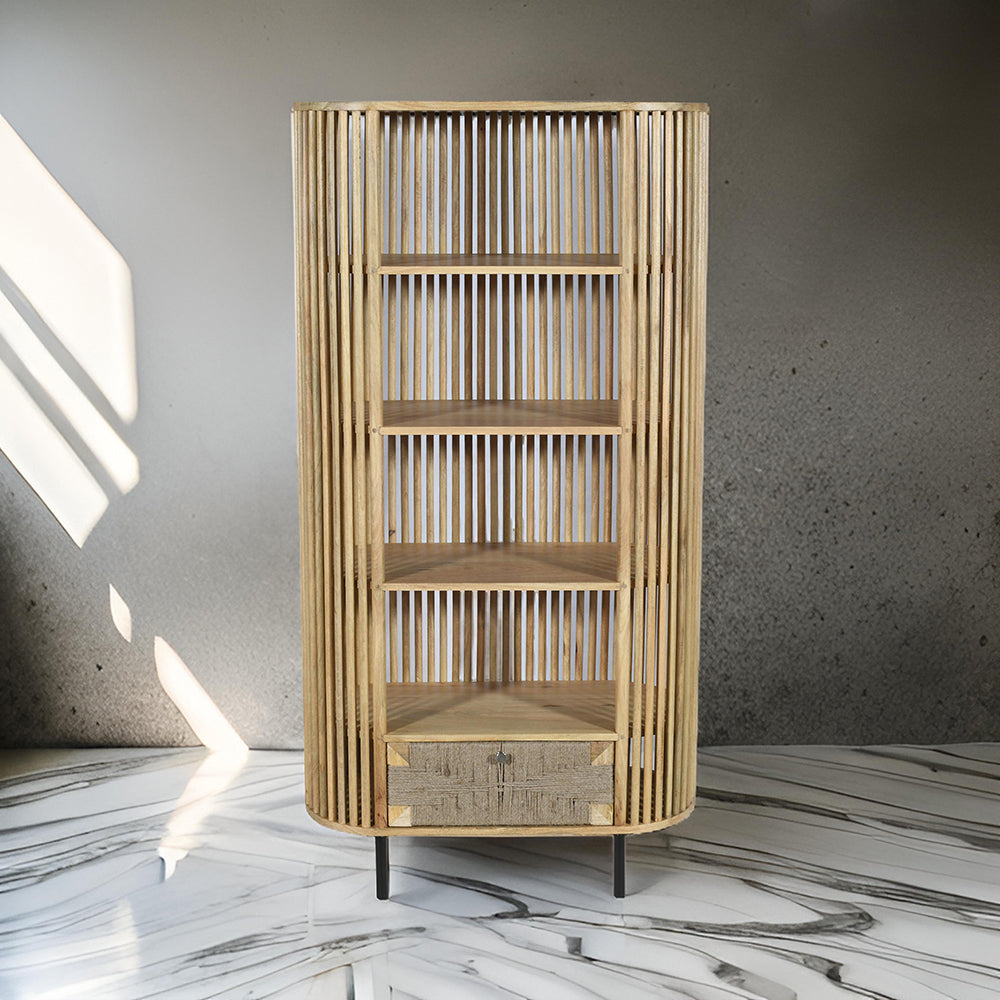 Indian Hub Stylish 1 Drawer Bookcase