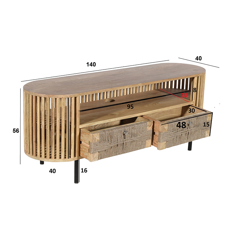 Indian Hub Stylish Tvc 2 Drawer