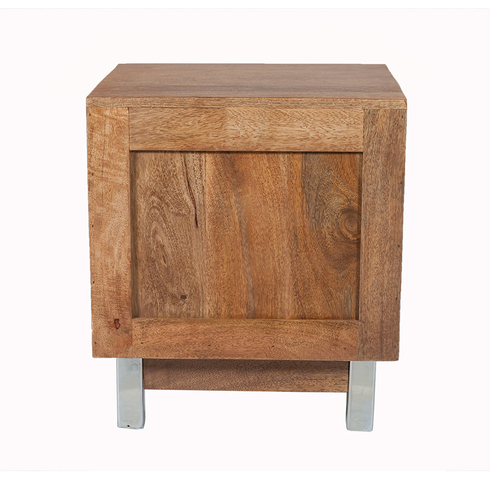 Waves 2 Drawer Bedside Table