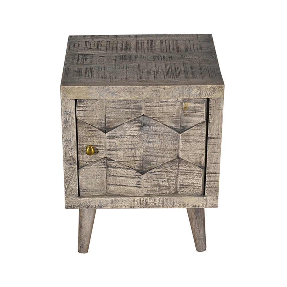 Planet Green 1 Door Bedside Table