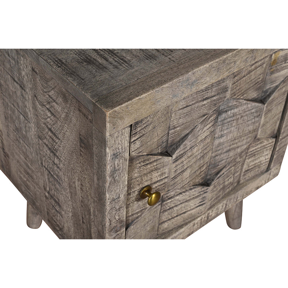 Planet Green 1 Door Bedside Table