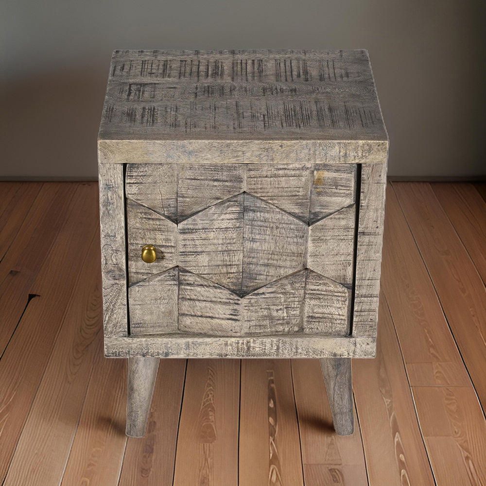 Planet Green 1 Door Bedside Table