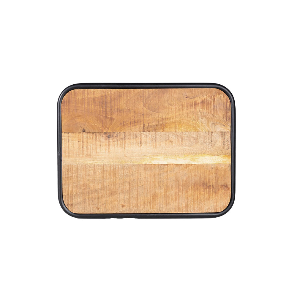 Indian Hub Serving Trolley Industrial Design Wood