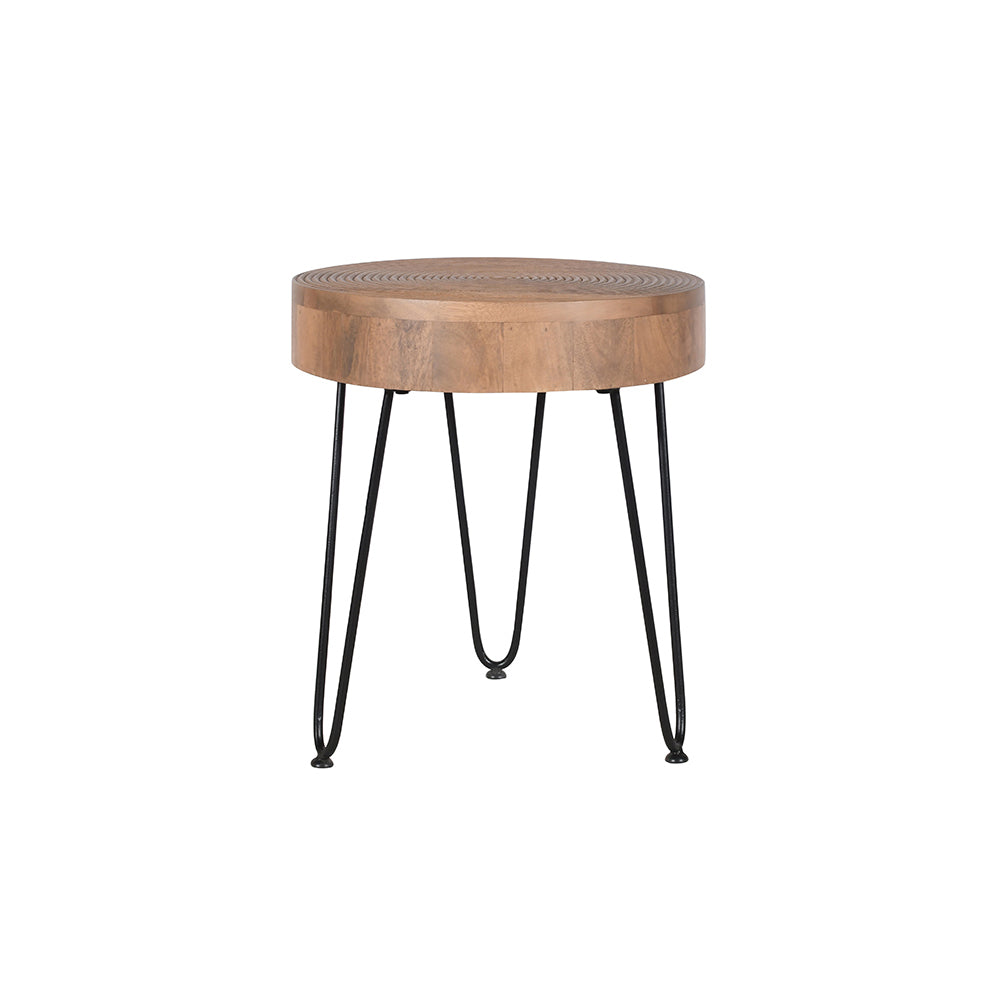 Unique Round End Table