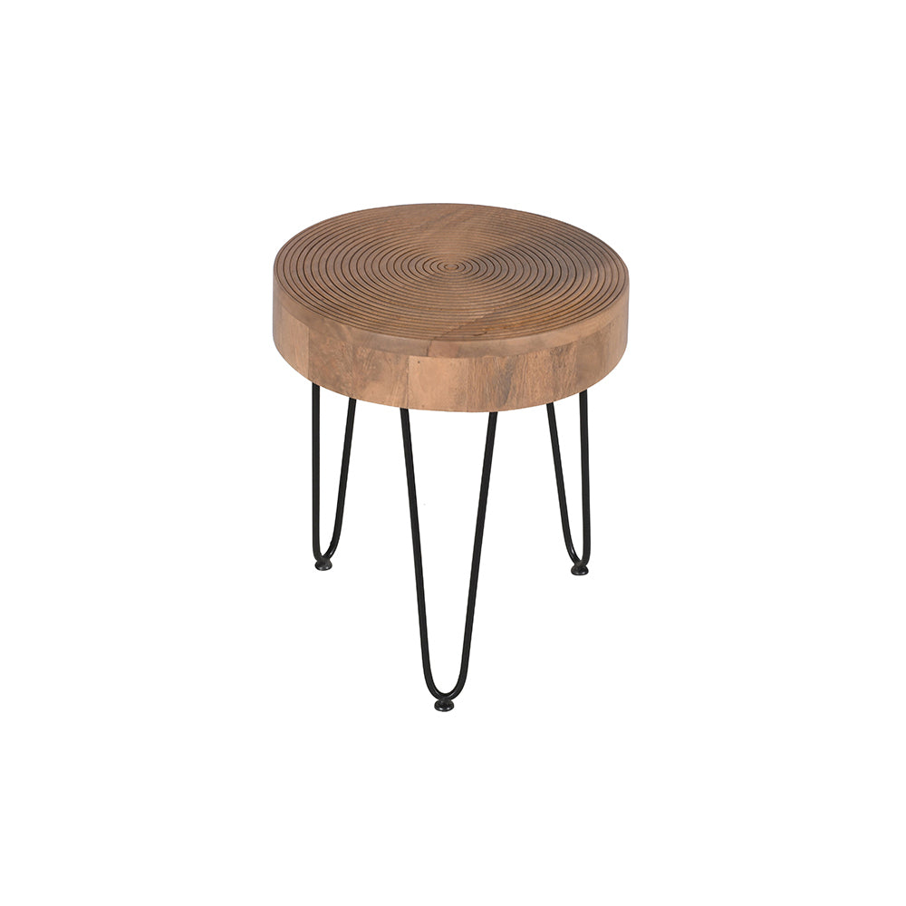 Unique Round End Table