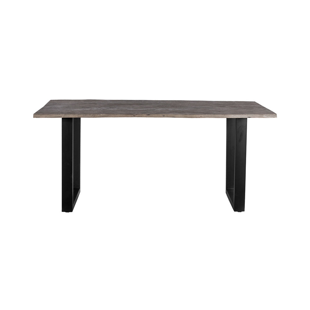 Live Edge Dining Table With 4 Seater Chair & 1 Bench