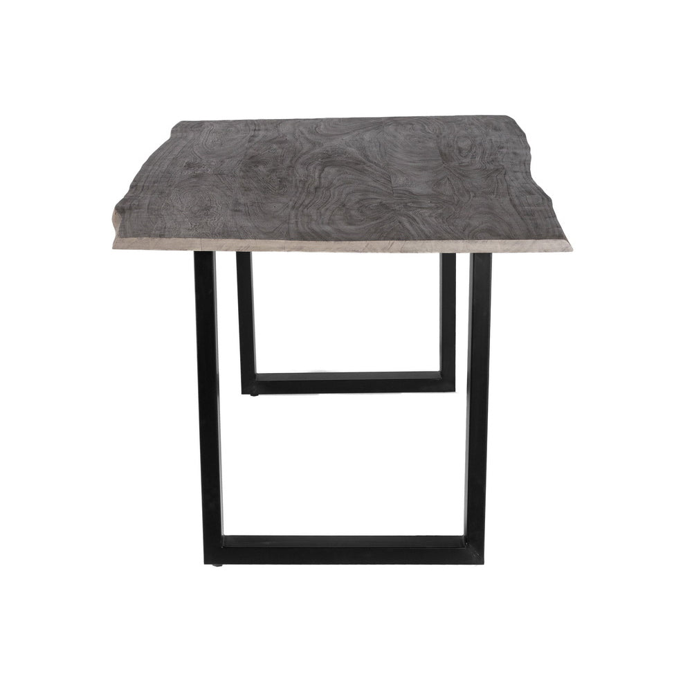 Live Edge Dining Table With 4 Seater Chair & 1 Bench