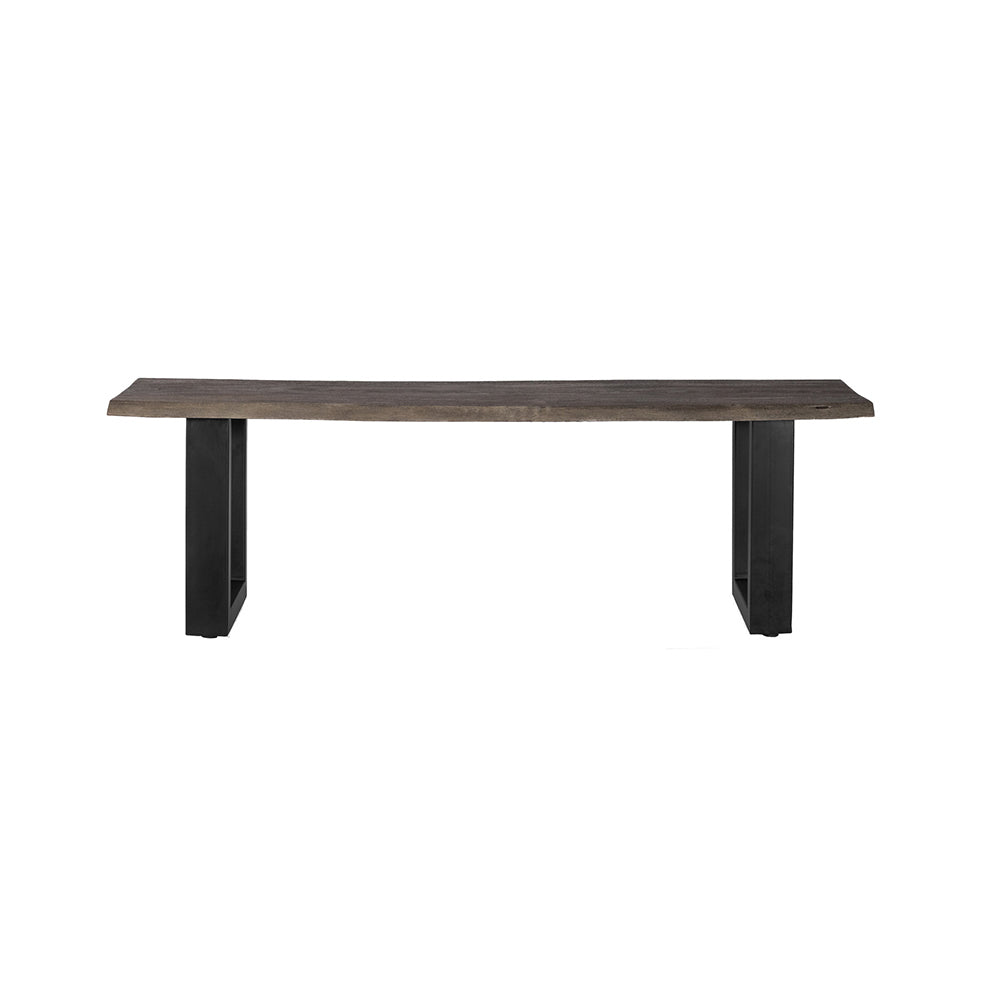 Live Edge Dining Table With 4 Seater Chair & 1 Bench