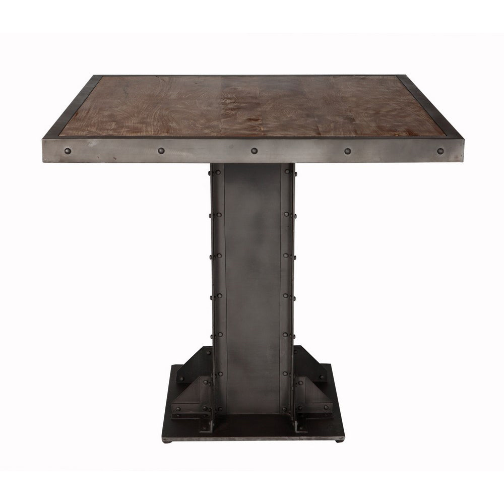 Industrial Apothecary Dining Table With 4 Seater Chair