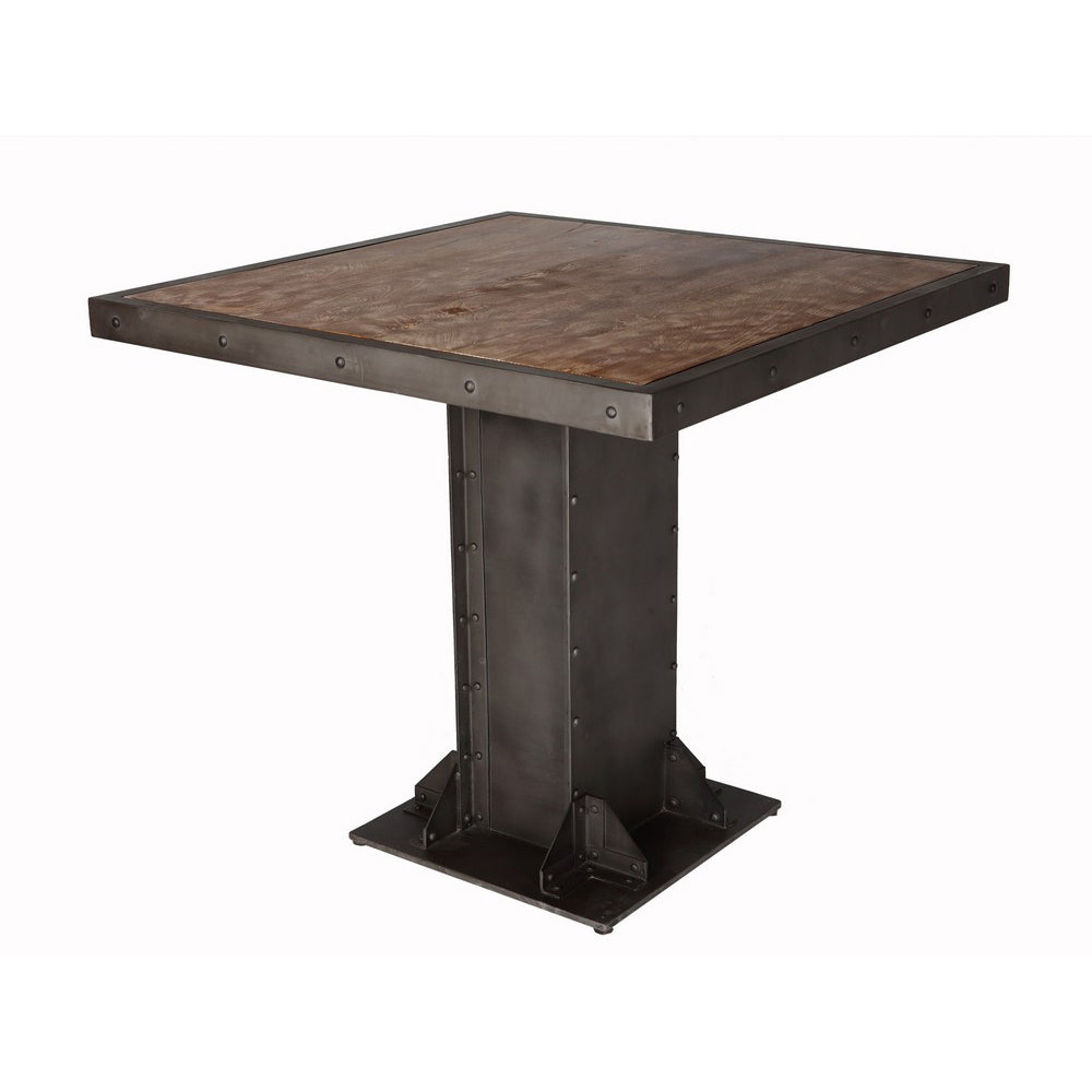 Industrial Apothecary Dining Table With 4 Seater Chair