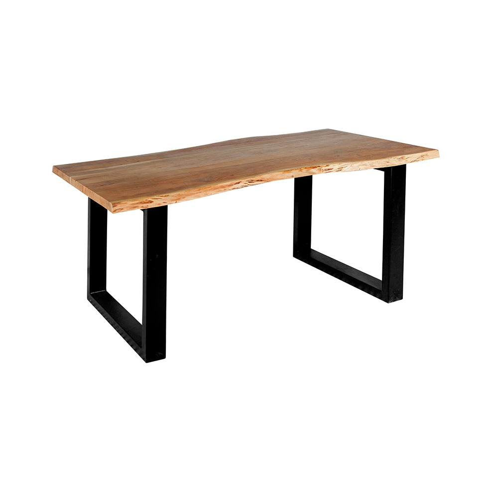 Live Edge Dining Table With 6 Seater Chair