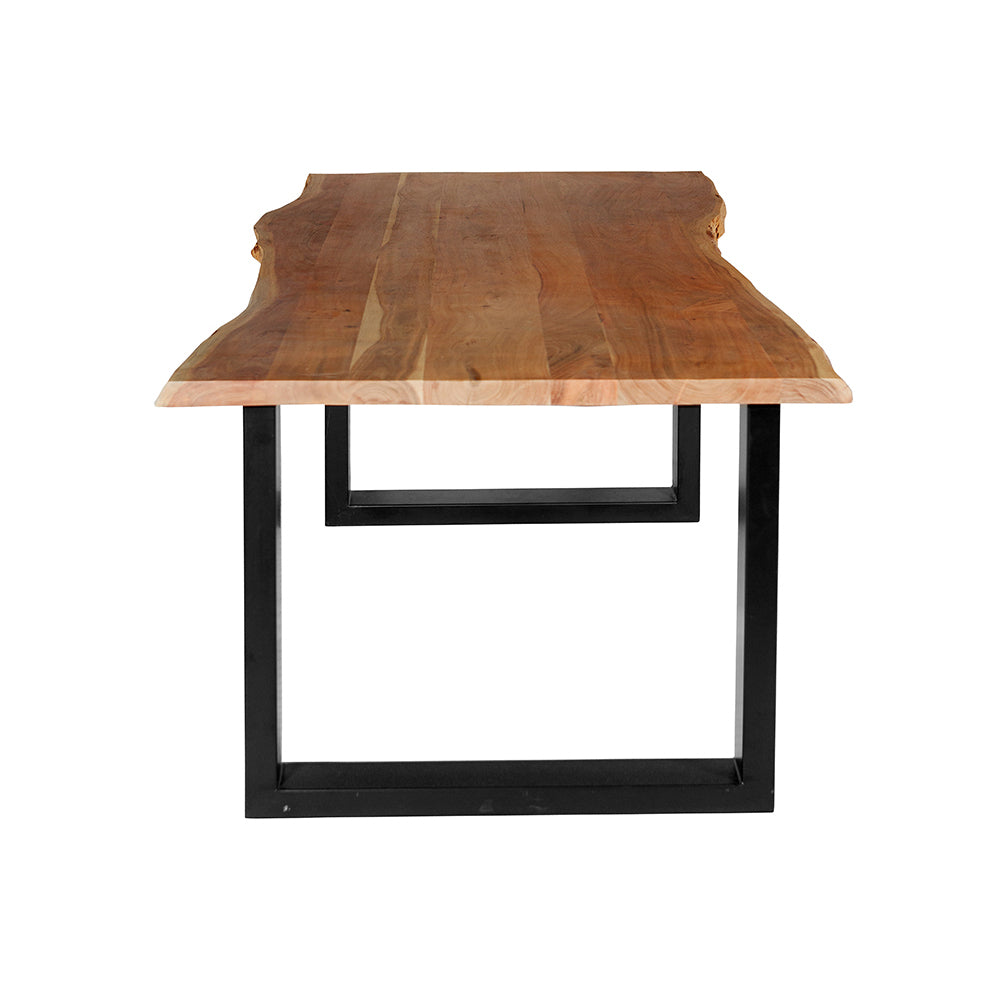 Live Edge Dining Table With 6 Seater Chair