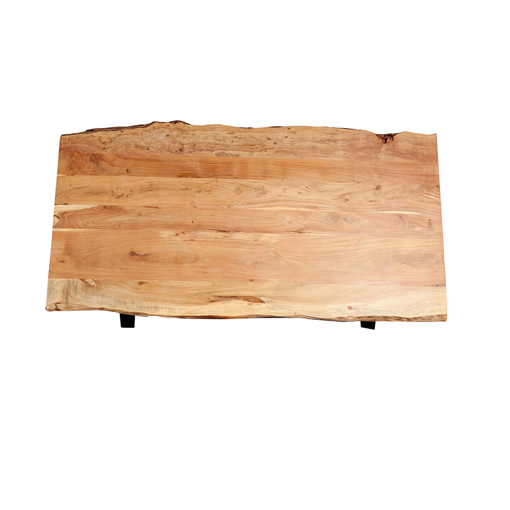 Live Edge Dining Table With 6 Seater Chair