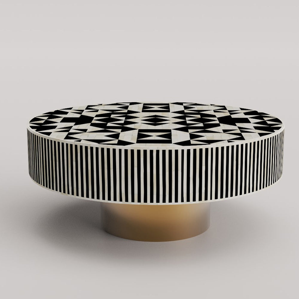 Moroccan Luxe Black Coffee Table