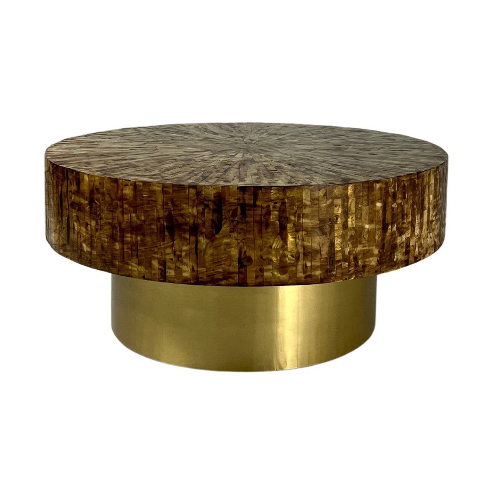 Moroccan Luxe Brown Coffee Table