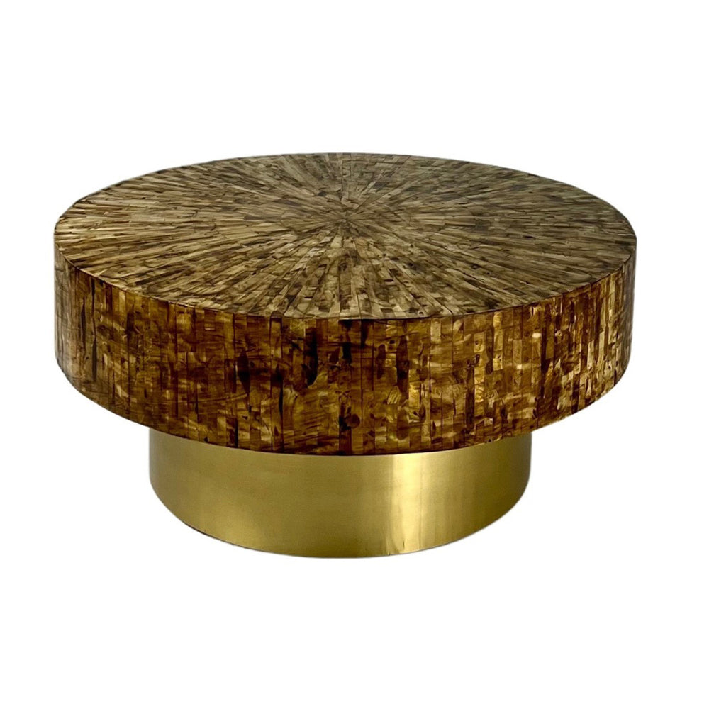 Moroccan Luxe Brown Coffee Table