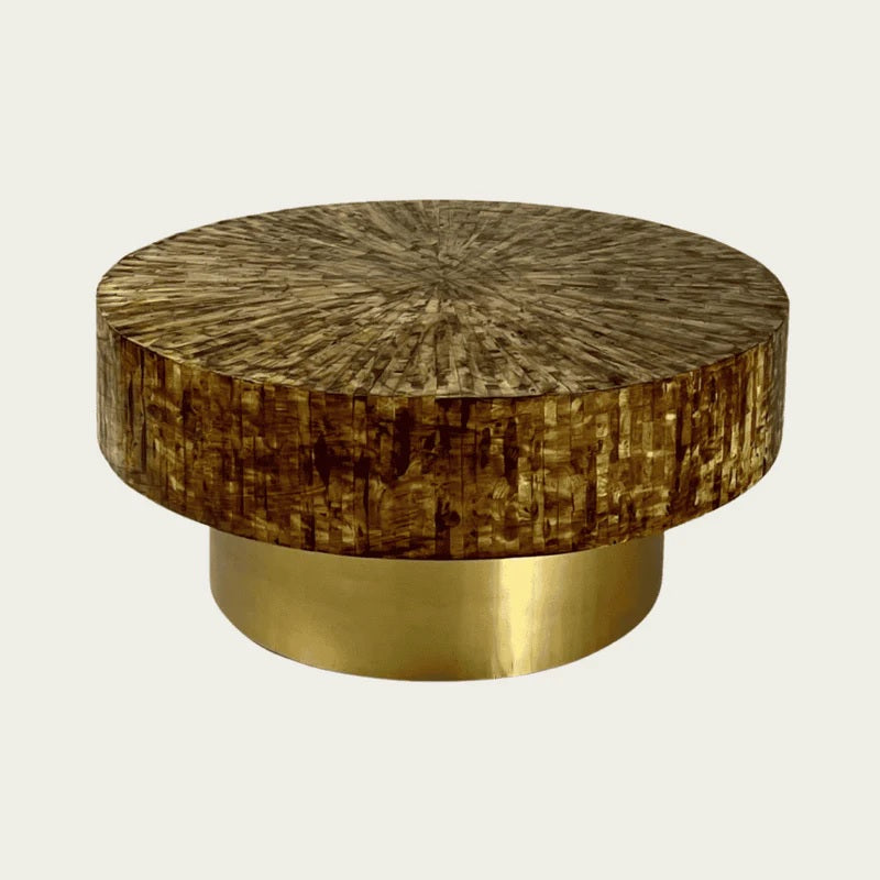 Moroccan Luxe Brown Coffee Table