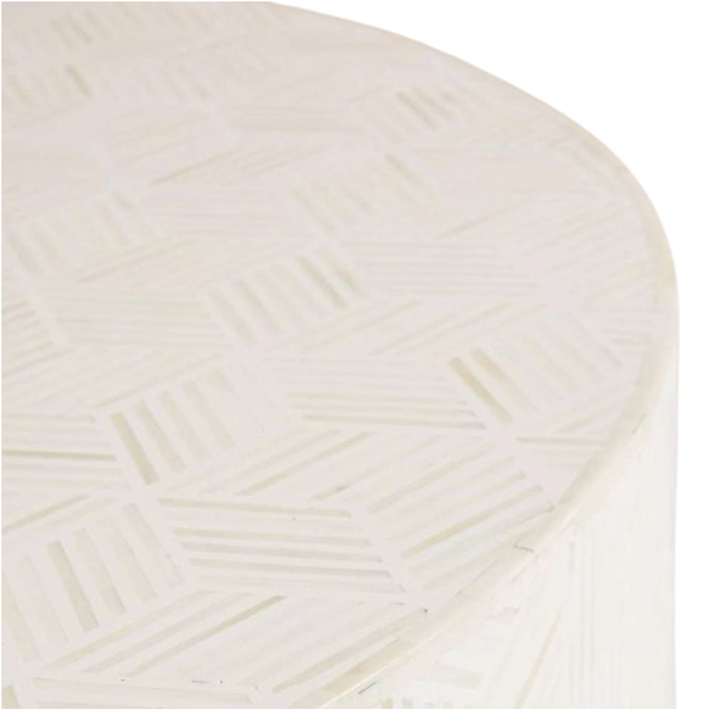 Moroccan Luxe White Coffee Table