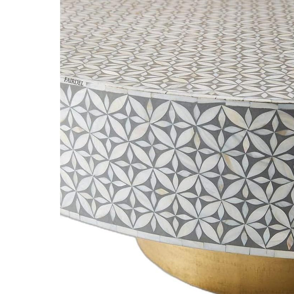 Moroccan Luxe Grey Coffee Table